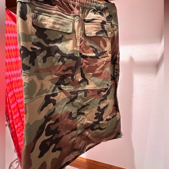 ksotutm Camo Skirt Midi Skirt Cargo Skirt Pocket Skirt Maxi... - Picture 5 of 9